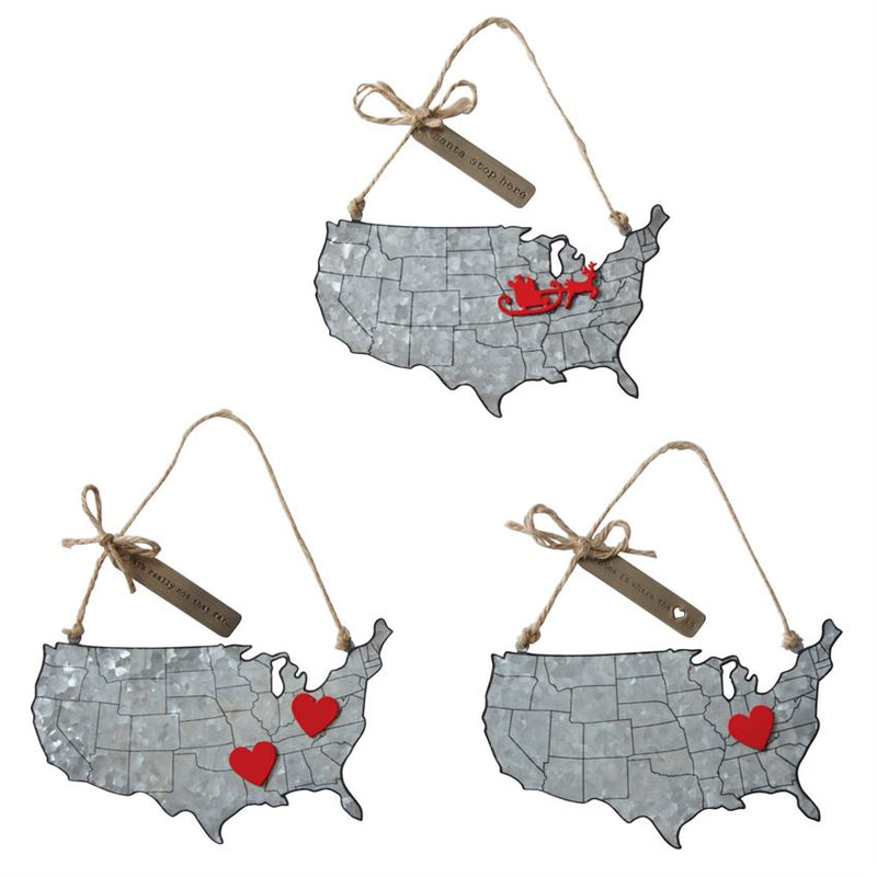Home State ::Tin Ornament:: MUD PIE