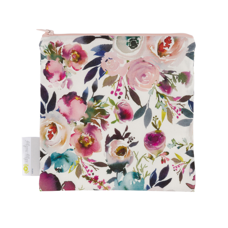 Blush Floral {Reusable Snack} & Everything Bag