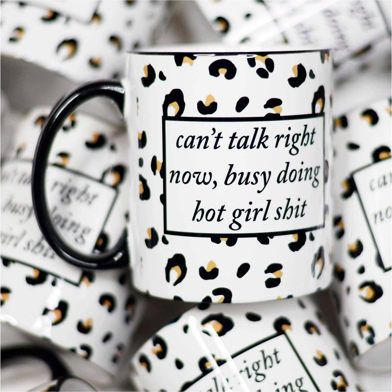 Can't Talk Right Now + Mug