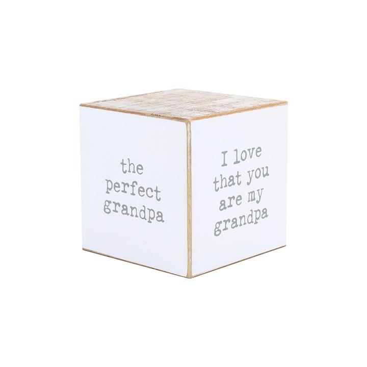 Grandpa> Sayings Cube (4-Sided)