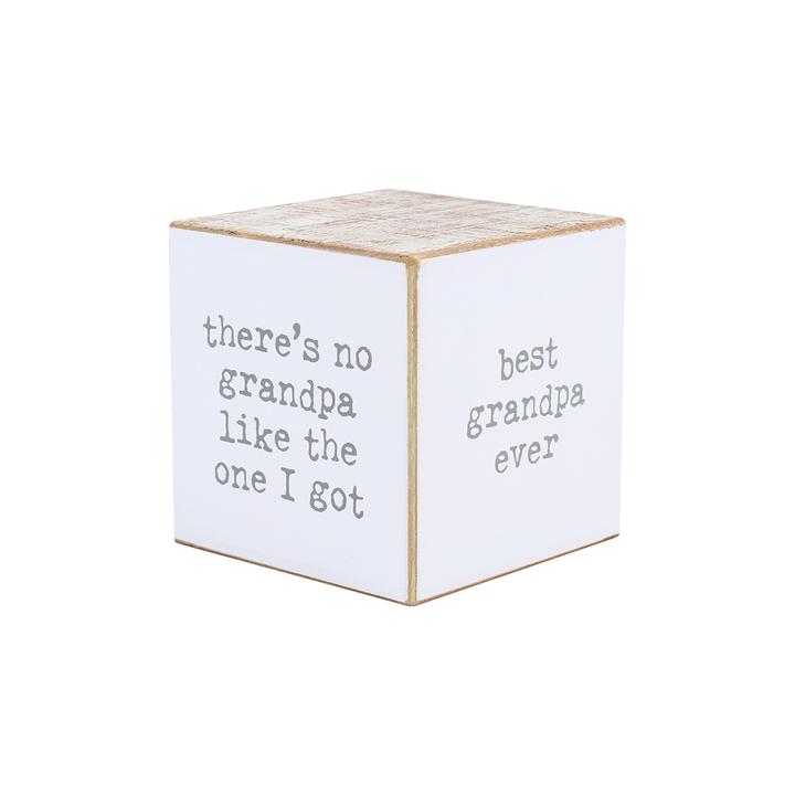 Grandpa> Sayings Cube (4-Sided)