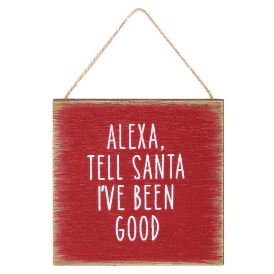 Tell Santa || Wood Ornie||