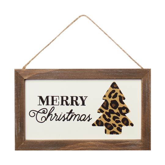 Merry Cheetah::: Framed Ornie