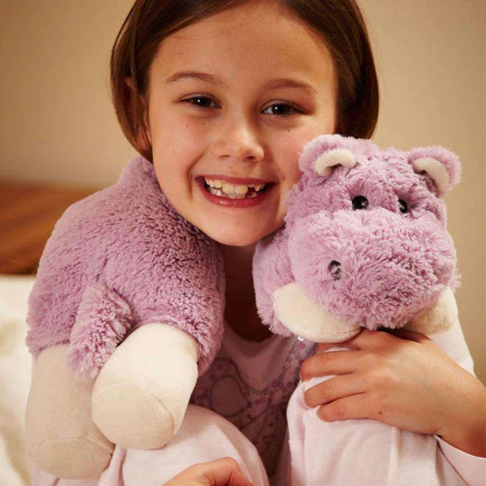 Warmies purple best sale hippo
