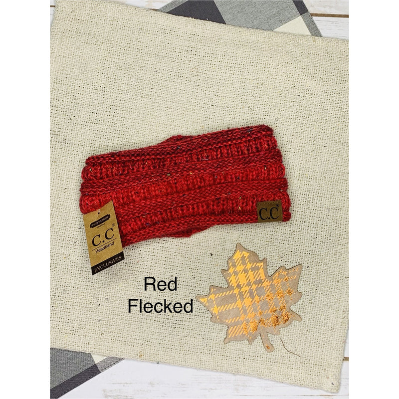 Flecked Red CC Headband