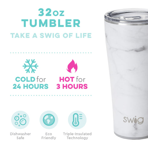 MARBLE + SWIG Tumbler : (32oz)