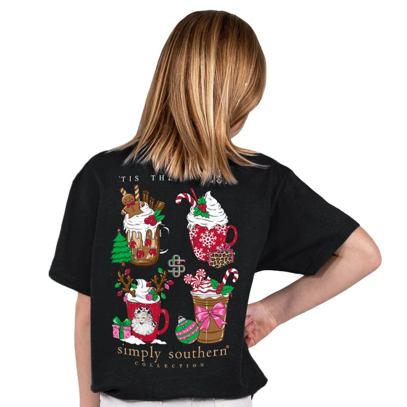 Youth:: CHRISTMAS DRINKS [Simply Southern] Long Sleeve Tee