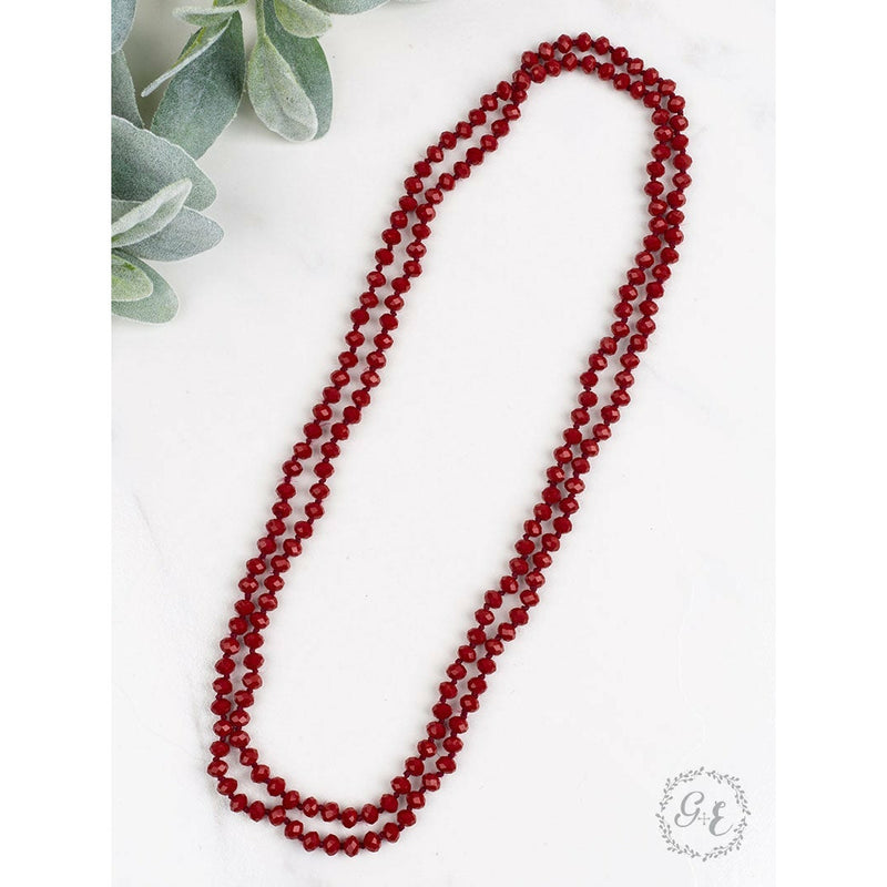 Essential {True Red} Double Wrap Necklace