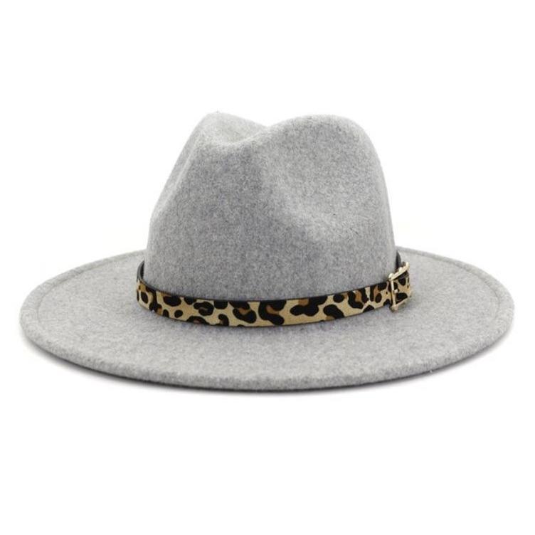 {Panama Hat} + Leopard Belt Buckle