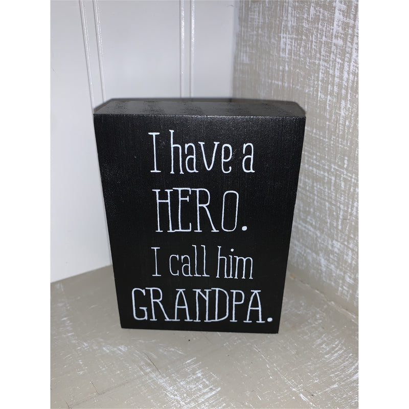 GRANDPA hero :: BOX Sign