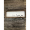 Framed>> {12x4} HOME + SIGNS