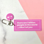 } FUNNY { acrylic key chains