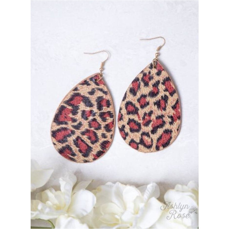 Made by Nature, Designed For You {Leopard Earrings}