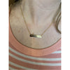 Initial ::BAR NECKLACE:: Mud Pie