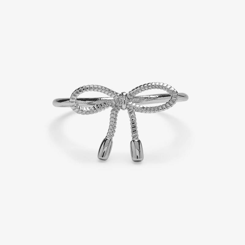 {BOW RING } + Silver