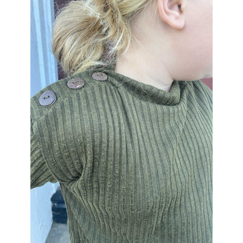 Olive Top {{ LITTLE MISS }}